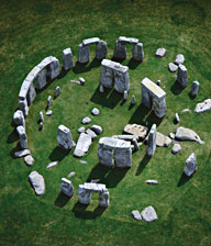 Veduta aerea del complesso megalitico di Stonehenge